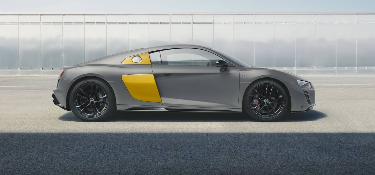 lateral Audi R8 Coupé