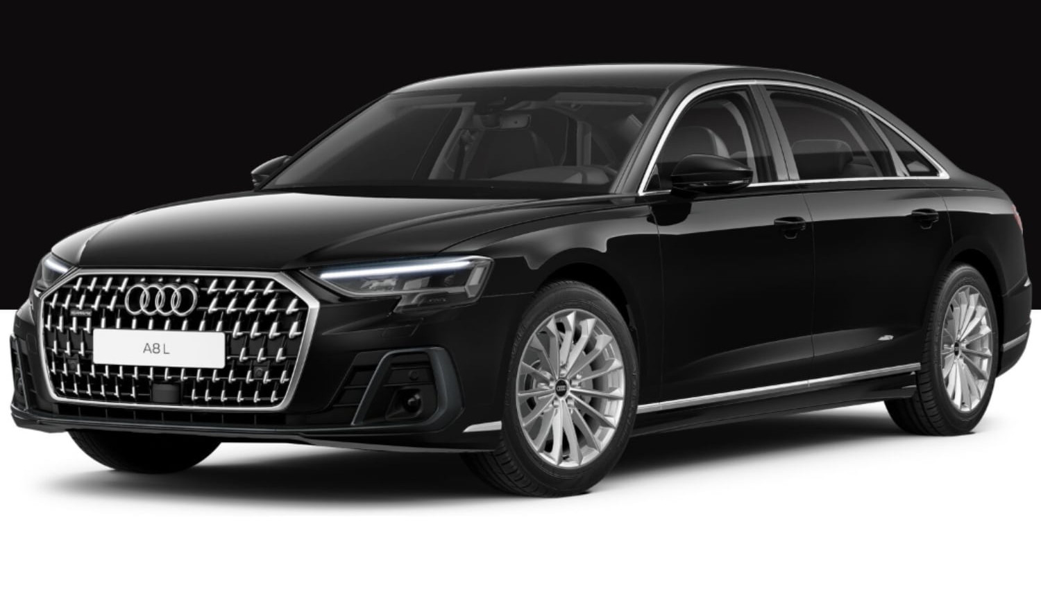 Audi A8 L negro